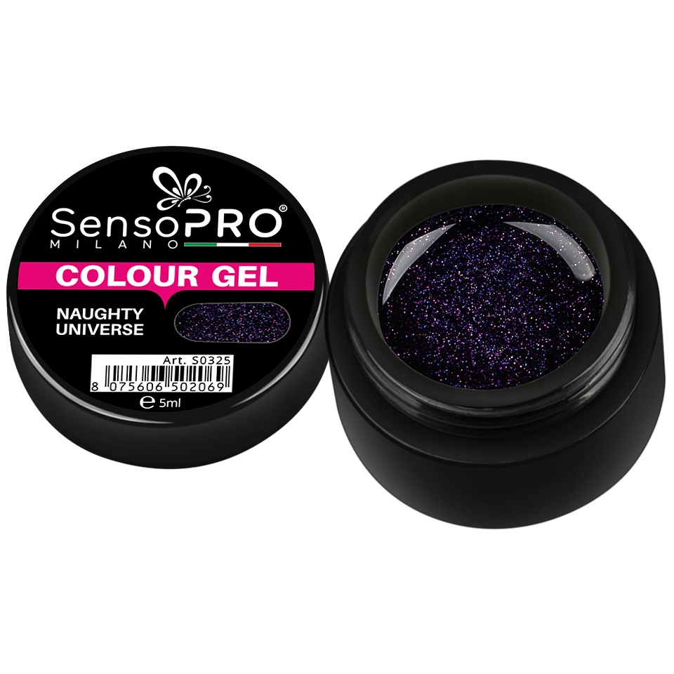 Gel UV Colorat Naughty Universe 5ml SensoPRO Milano