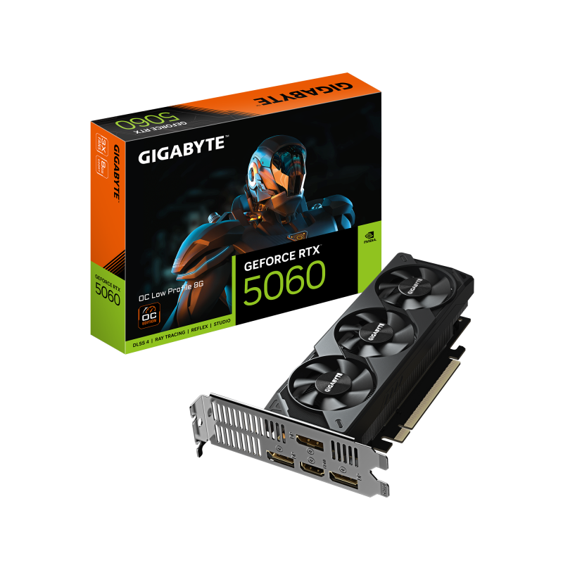 Placă Video RTX 5060 OC Low Profile 8GB GDDR7 Gigabyte