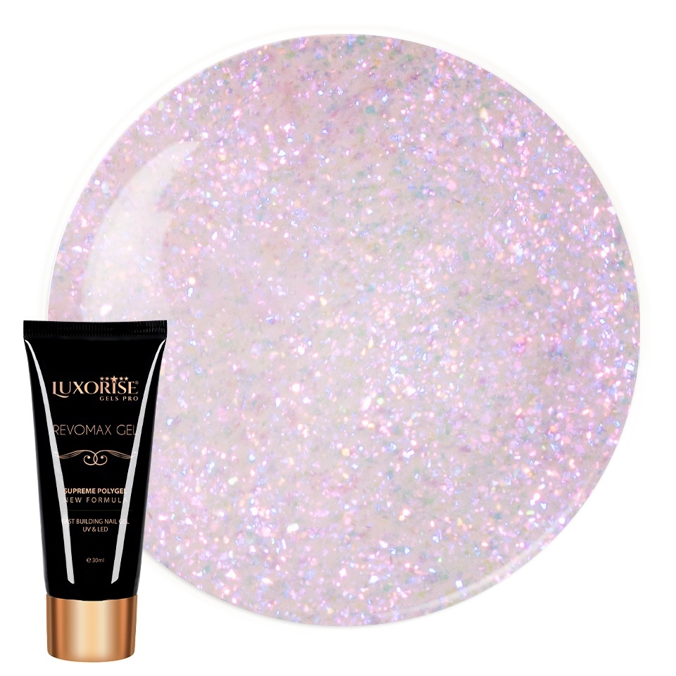 Polygel Luxorise Blush Majesty 30ml - Constructie Unghii