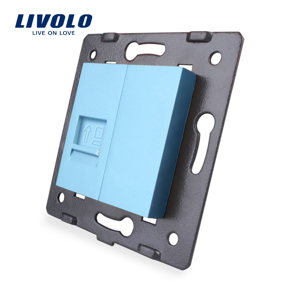 Priza Internet Livolo RJ45, 10GB/s, Montaj Sticla - imagine 4