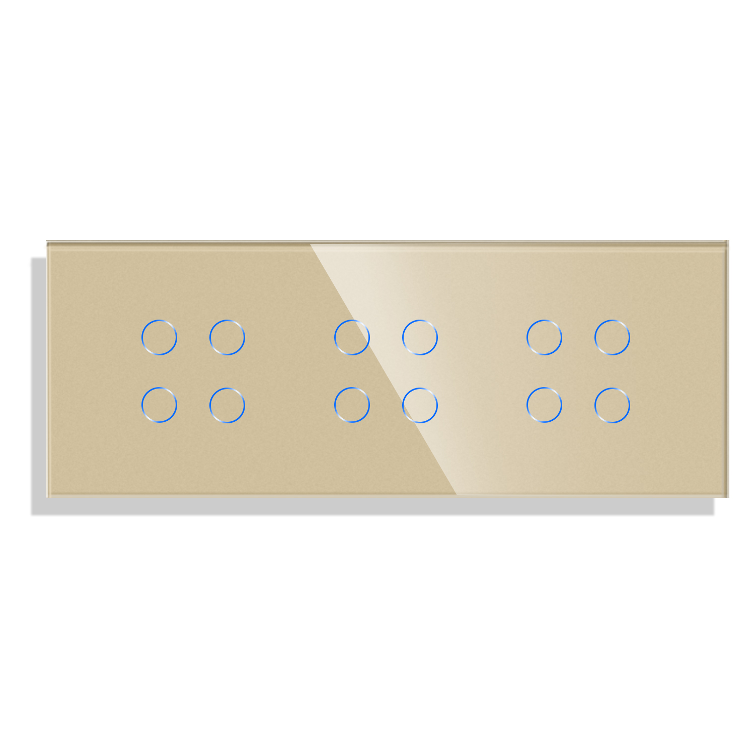 Panou 3 Intrerupatoare Touch Sticla LUXION - imagine 3