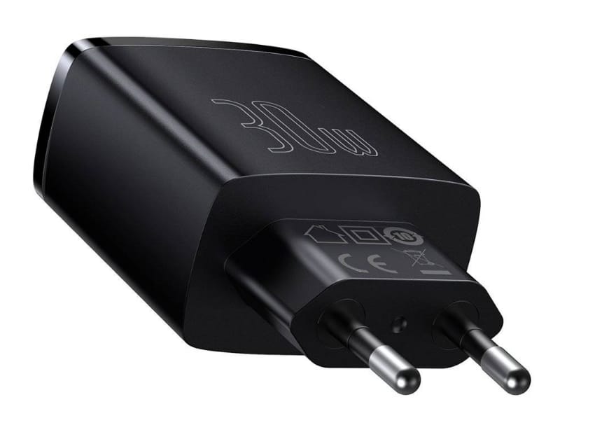 Încărcător Rețea Baseus Compact 30W Quick Charge Negru - imagine 3