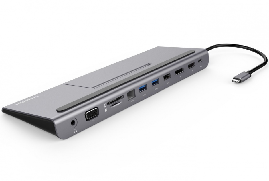 Docking Station USB-C MST 4K, 3 Monitoare, OEM