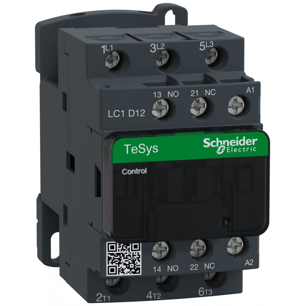 Contactor Schneider TeSys 12A, 24V AC, 3 Poli