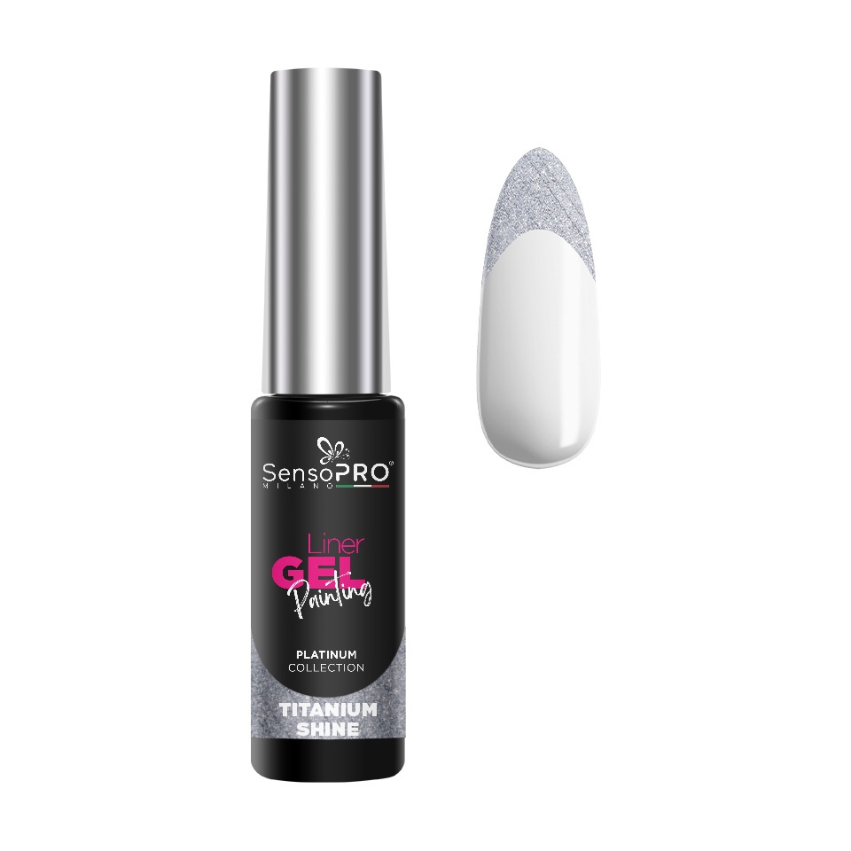 Liner Gel UV Titanium Shine 8ml SensoPRO