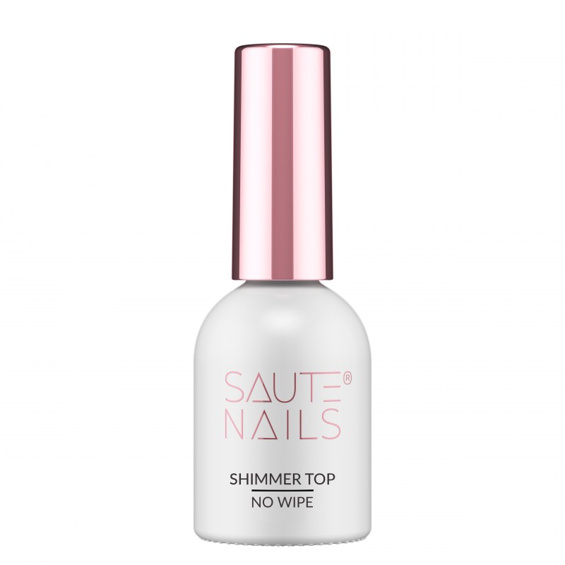 Ojă Semi Saute Nails Shimmer Top No Wipe 8ml
