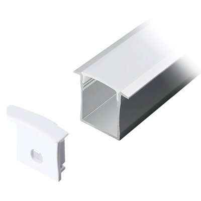 Profil LED Aluminiu V-TAC 2M, Alb