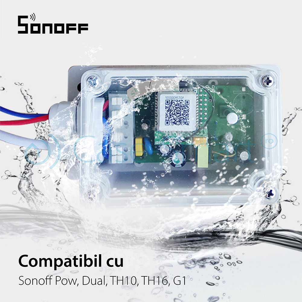 Carcasă IP66 Relee Sonoff, Rezistentă la Apă - imagine 5