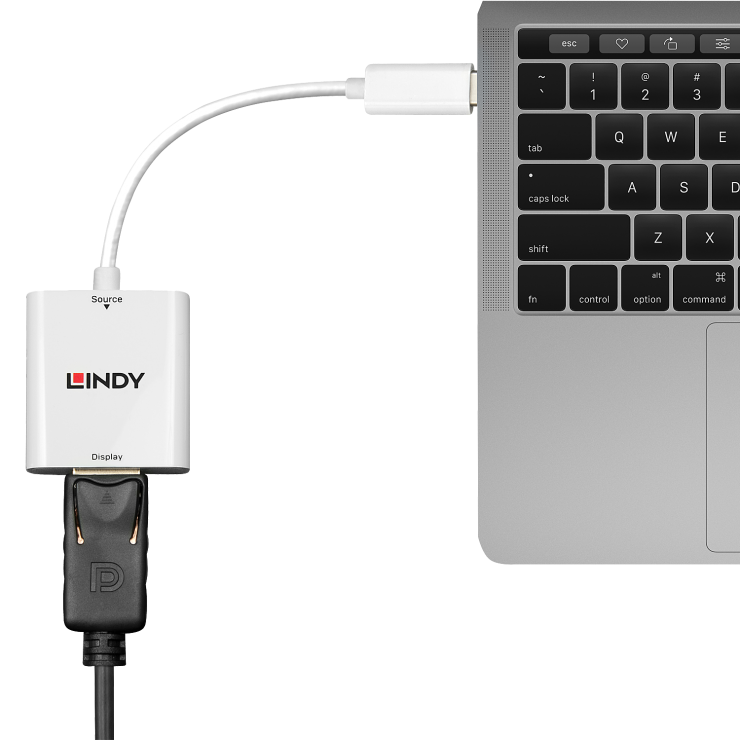 Adaptor USB-C la DisplayPort Lindy 4K UHD