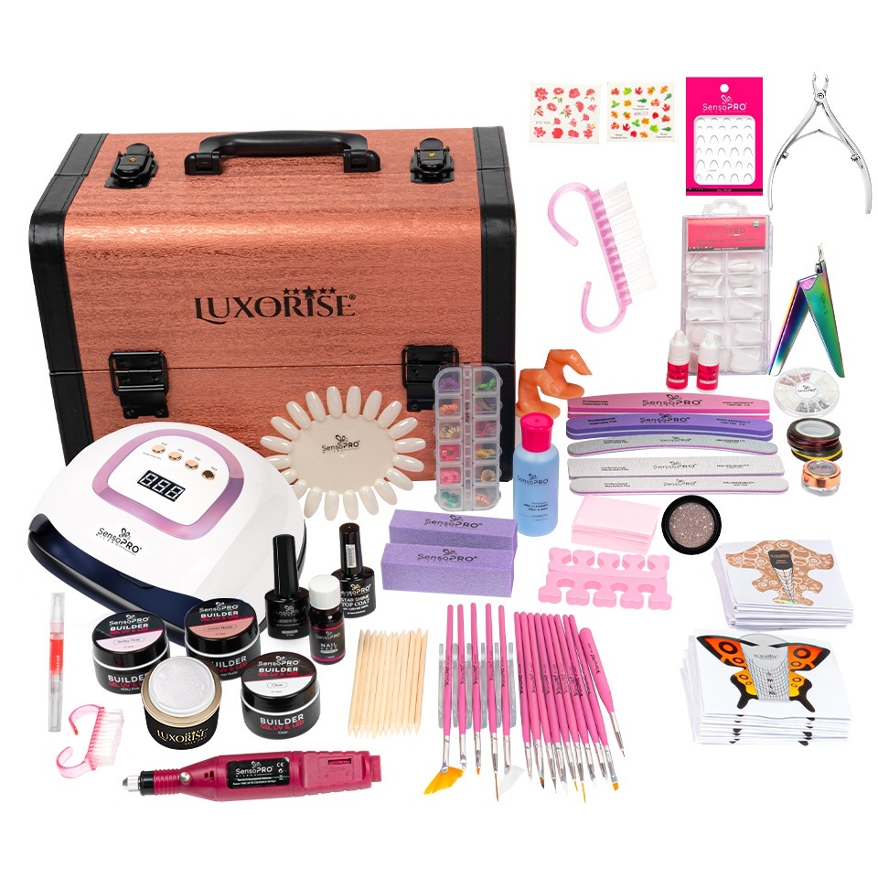 Kit Unghii Gel SensoPRO Milano + Geanta LUXORISE