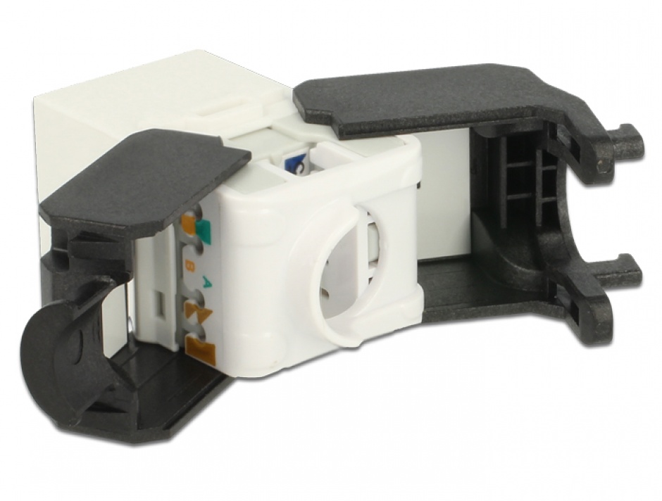 Modul Keystone RJ45 LSA Cat.6A UTP Alb Delock
