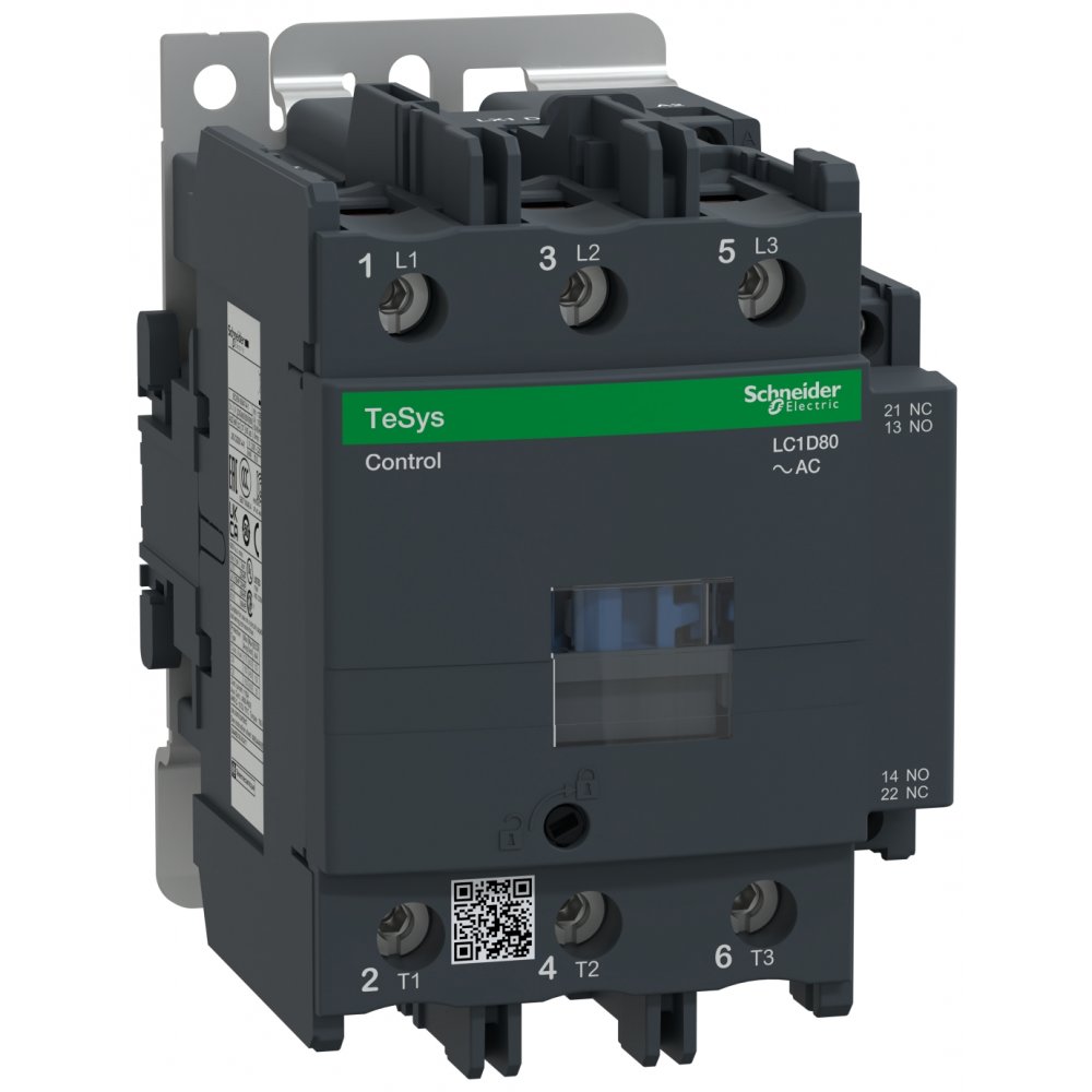 Contactor Schneider TeSys 80A 3P LC1D80F7