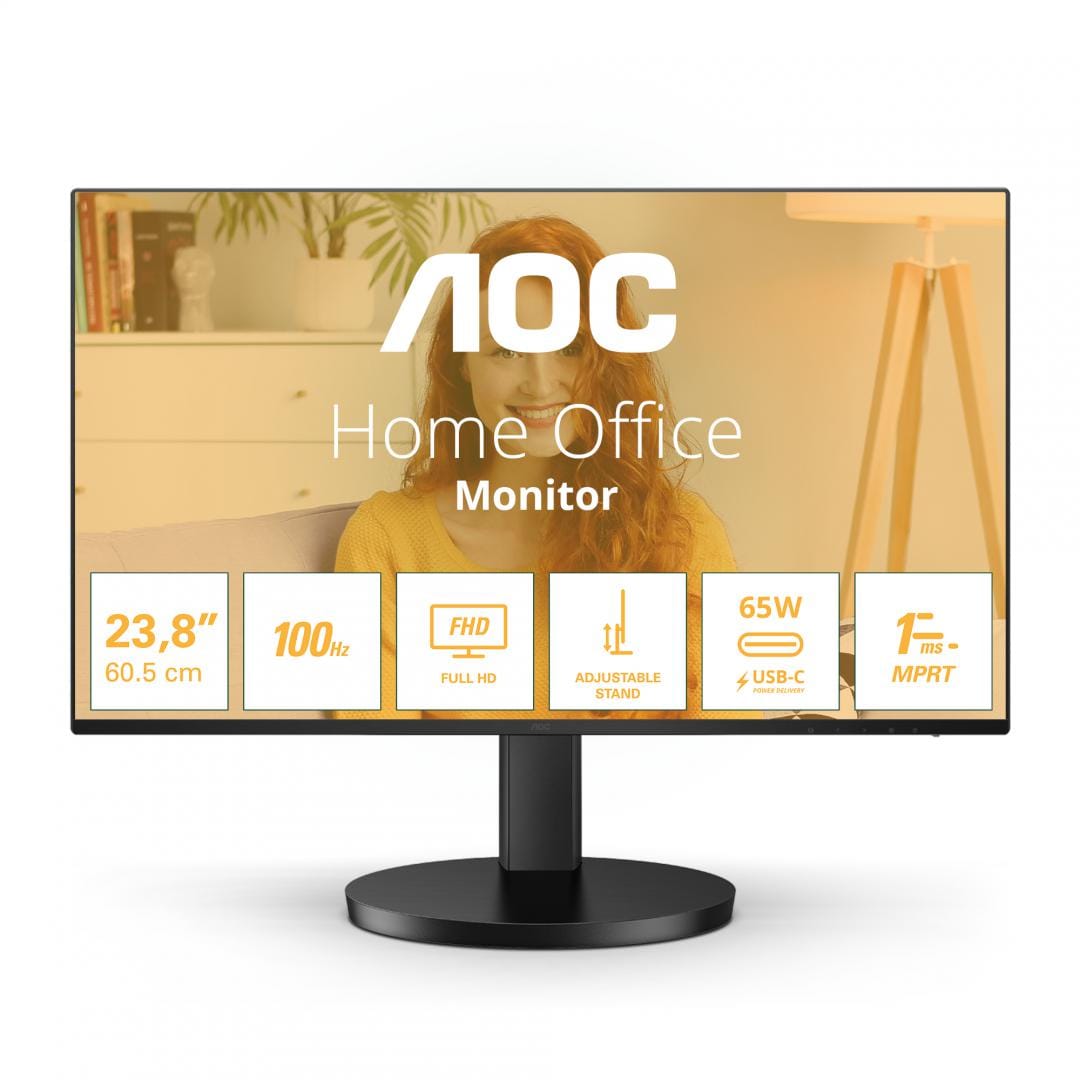 Monitor AOC 27B3CF2 27" Full HD IPS USB-C 65W 100Hz - imagine 11