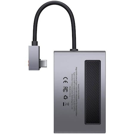 Docking Station Baseus CAHUB-DA0G USB-C Gri, HDMI 4K - imagine 2