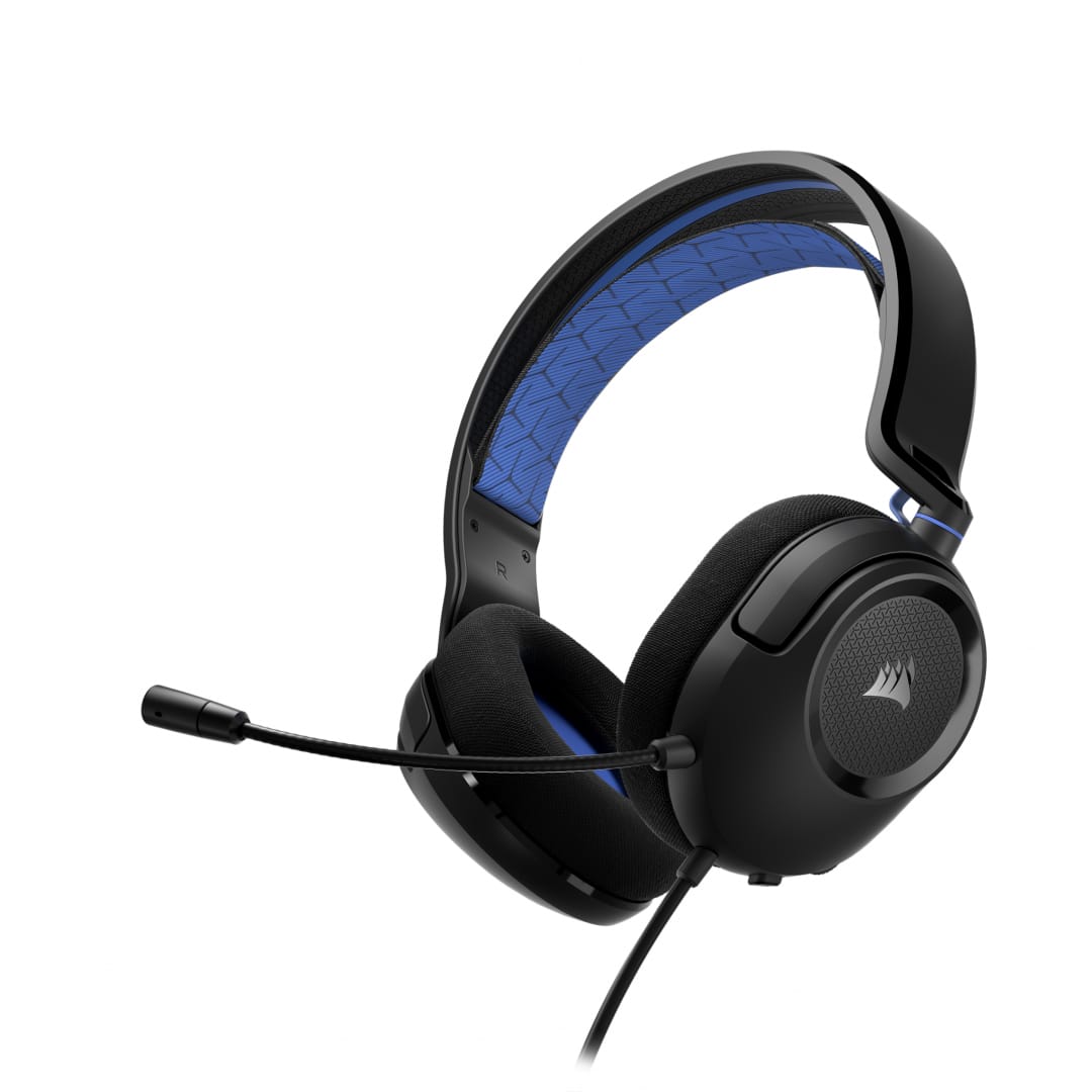 Casti Gaming CORSAIR HS35 V2 Albastru - Sunet Imersiv 50mm - imagine 4
