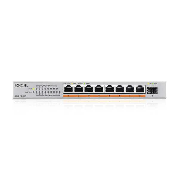 Switch Zyxel XMG108HP 8 Porturi PoE 2.5G cu SFP+ 10G - imagine 3