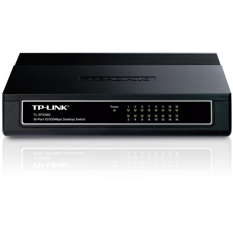 Switch TP-Link 16 Porturi, 10/100Mbps, TL-SF1016D