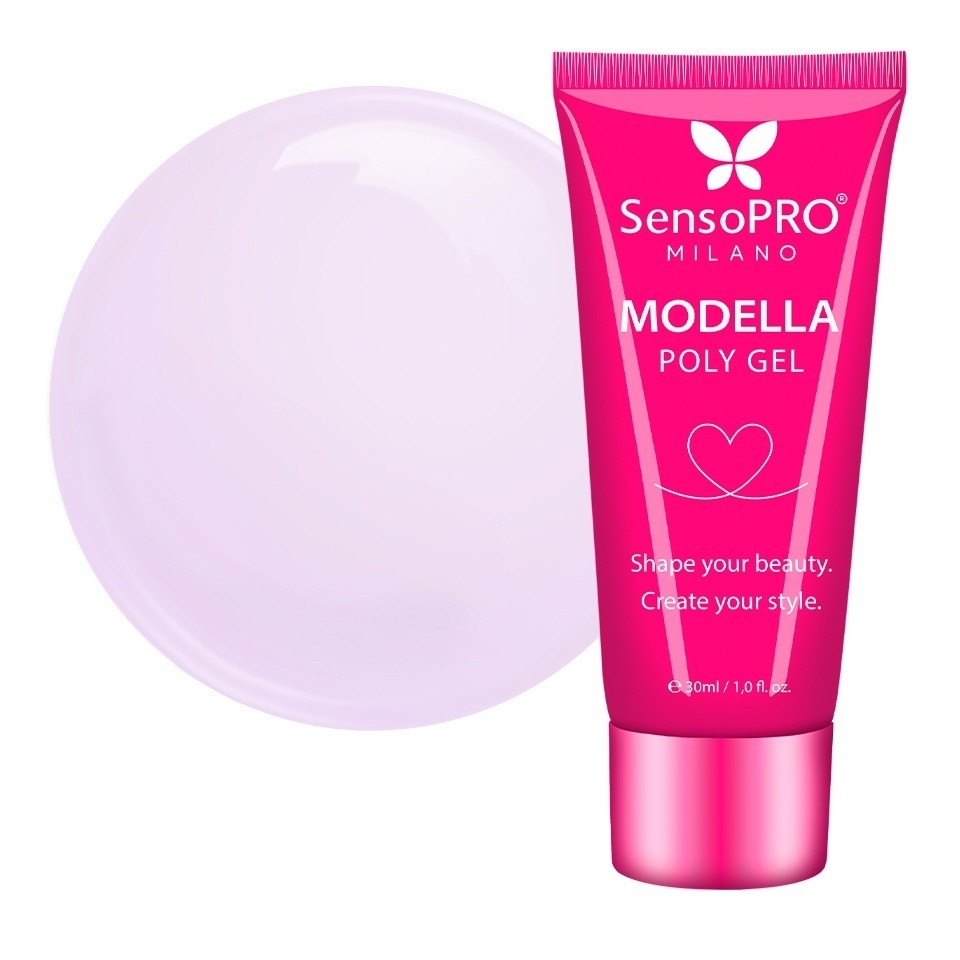 Polygel MODELLA SensoPRO Milano - Soft Orchid, 30ml