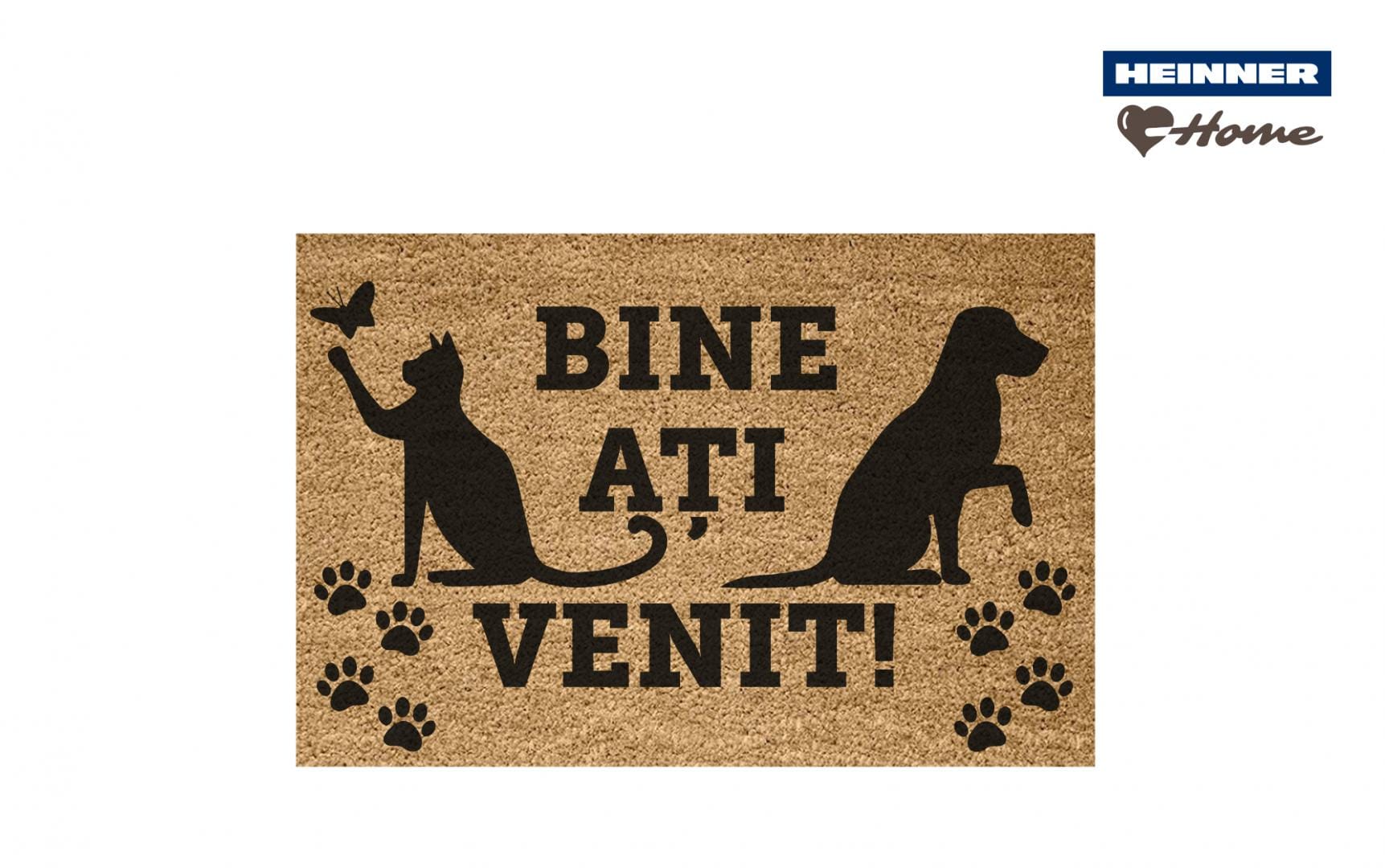 Covoraș intrare Heinner HOME PAWS 60x40 cm iarbă de mare