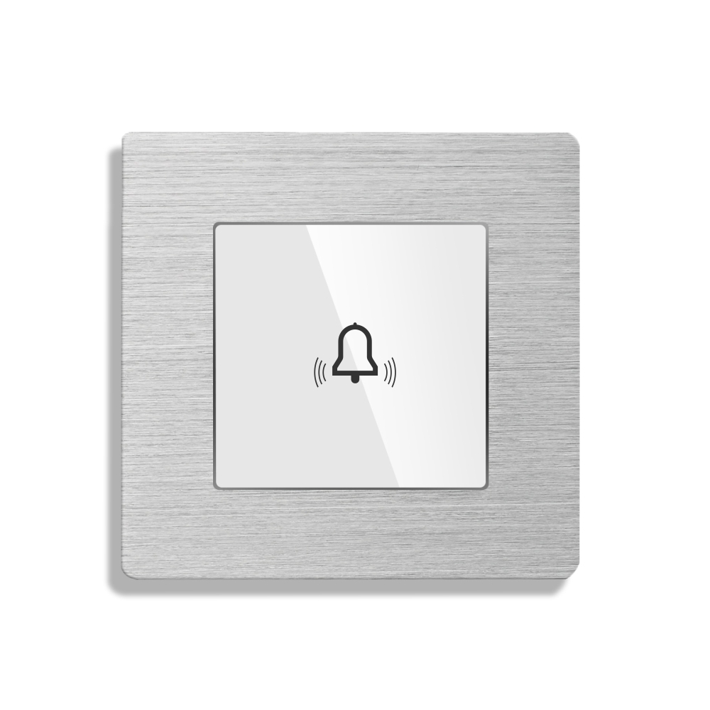 Buton Sonerie Touch LUXION, Sticla & Aluminiu - imagine 2