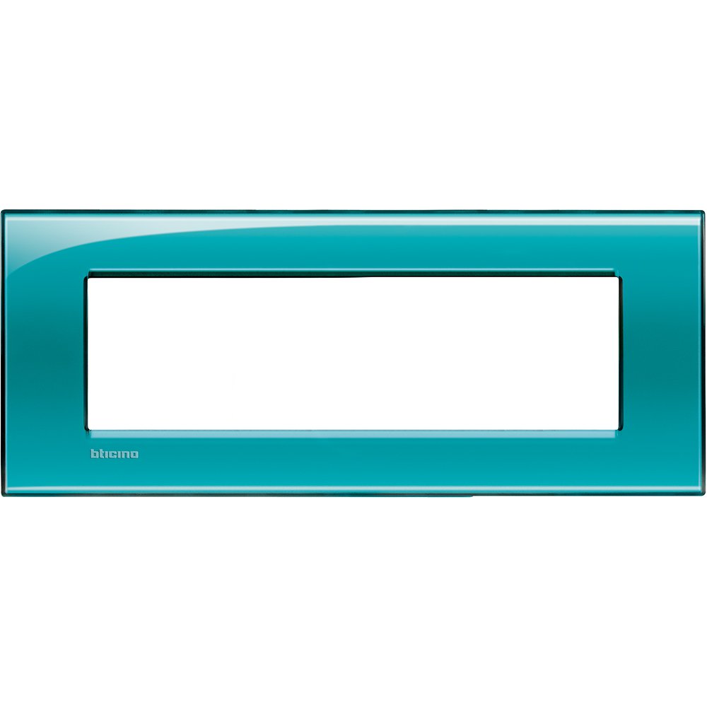 Rama ornament 7 module Bticino Living Light verde