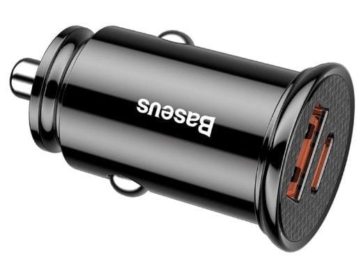 Încărcător Auto Baseus Circular PPS 30W Dublu USB Negru - imagine 10