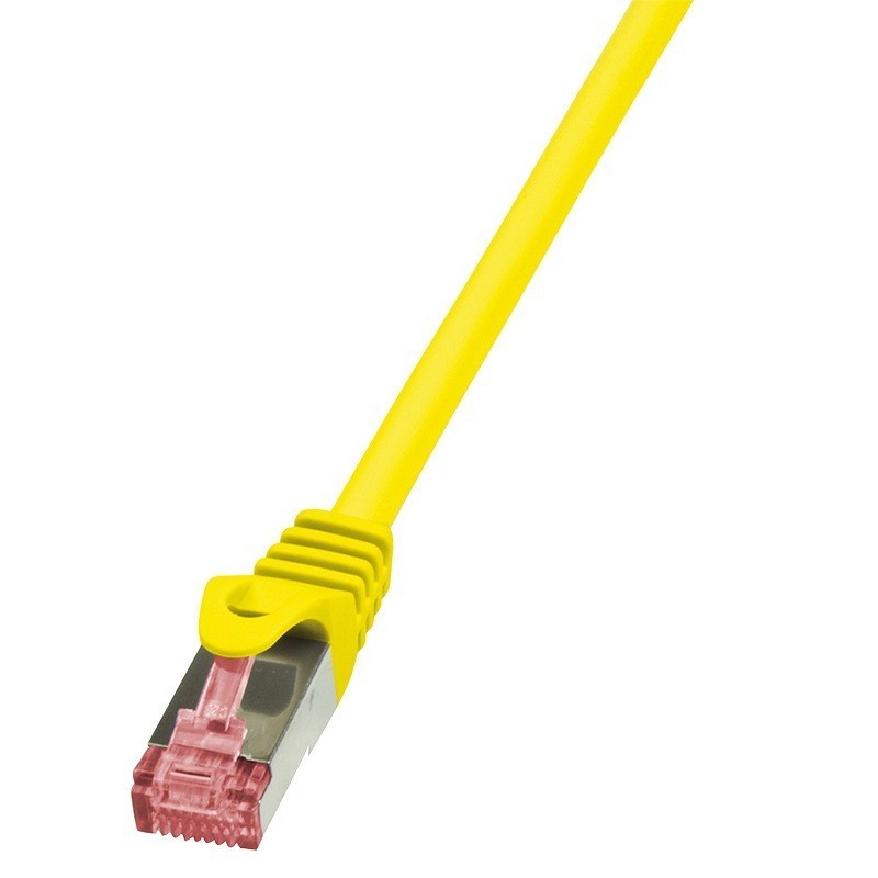 Patch Cord Logilink Cat6 S/FTP 0.25m Galben - Cablu Rețea LSZH