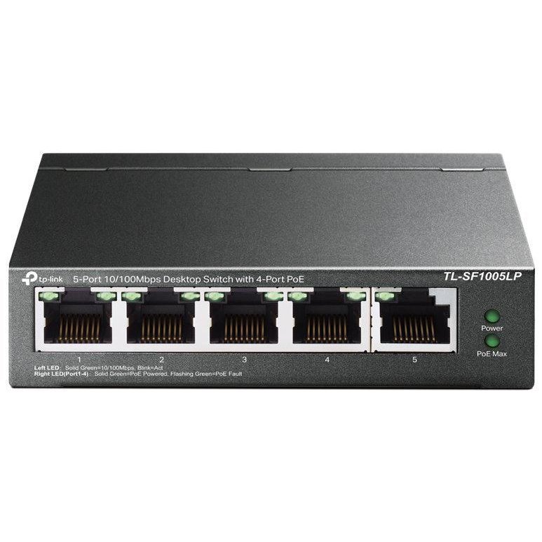 Switch TP-LINK TL-SF1005LP, 5 porturi 10/100 Mbps, 4 PoE
