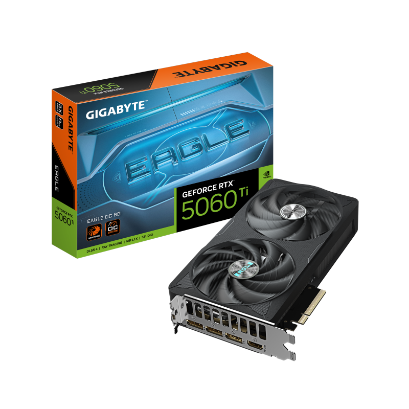 Placă Video RTX 5060 Ti EAGLE OC 8GB GDDR7 Gigabyte PCIe 5.0