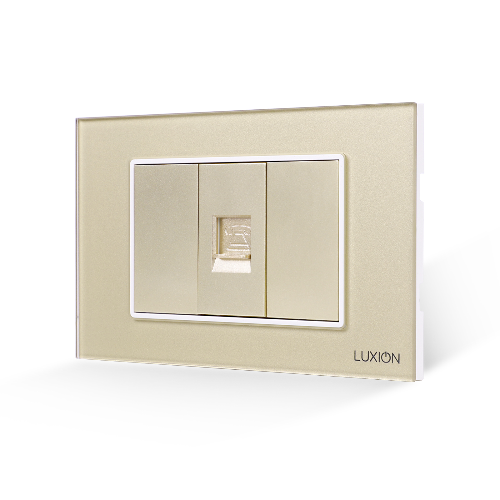 Priza Telefon 1M LUXION cu Ramă din Sticlă, IP44, 3M - imagine 9