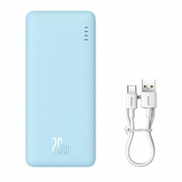 Baterie externă BASEUS Airpow 10000mAh 20W Albastru