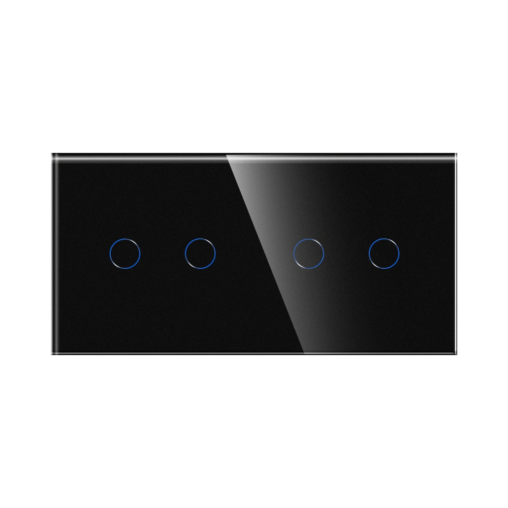 Intrerupator Dublu Touch Sticla LUXION, 10A, Modern - imagine 6