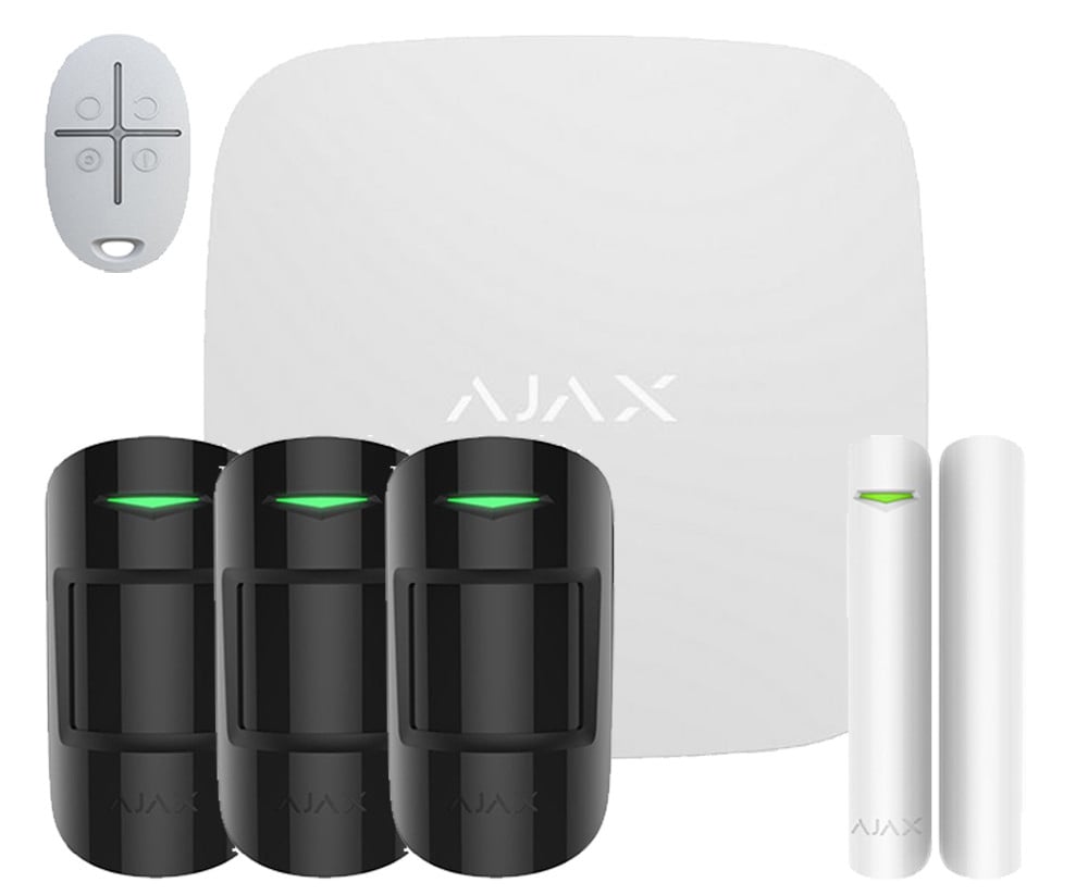 Kit Alarmă Ajax Wireless 4 Zone - 2516.51 RON - imagine 1