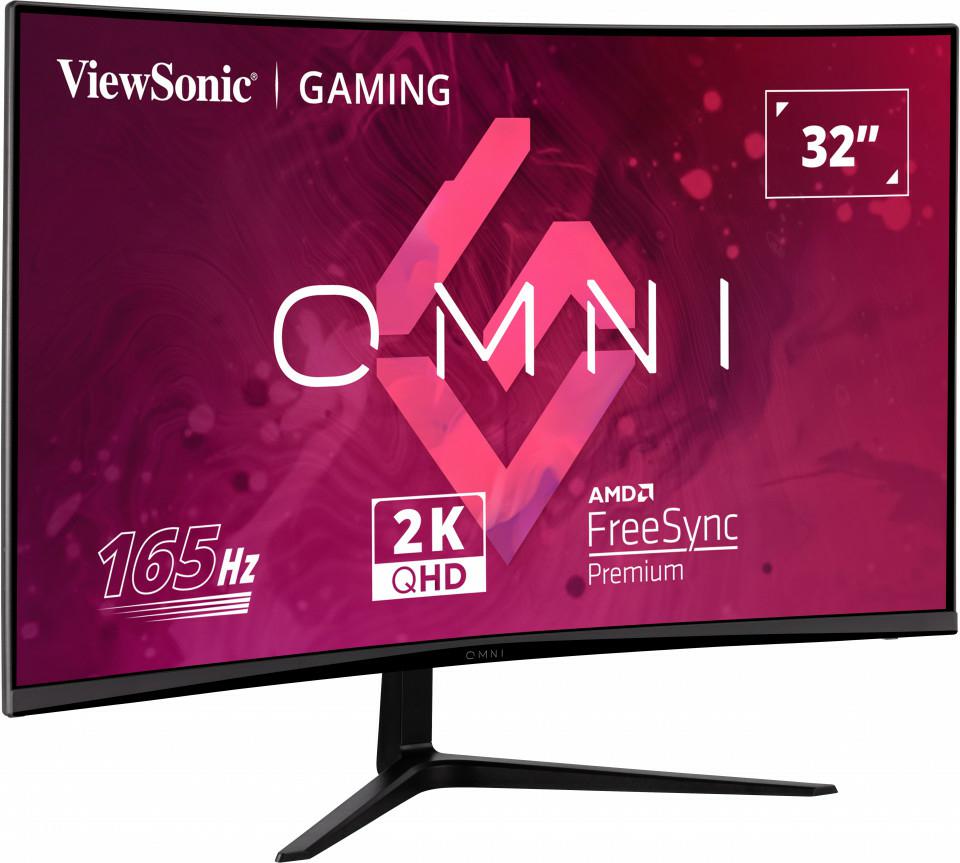 Monitor ViewSonic VX3218C-2K 31.2" 165Hz QHD Curved Gaming - imagine 2