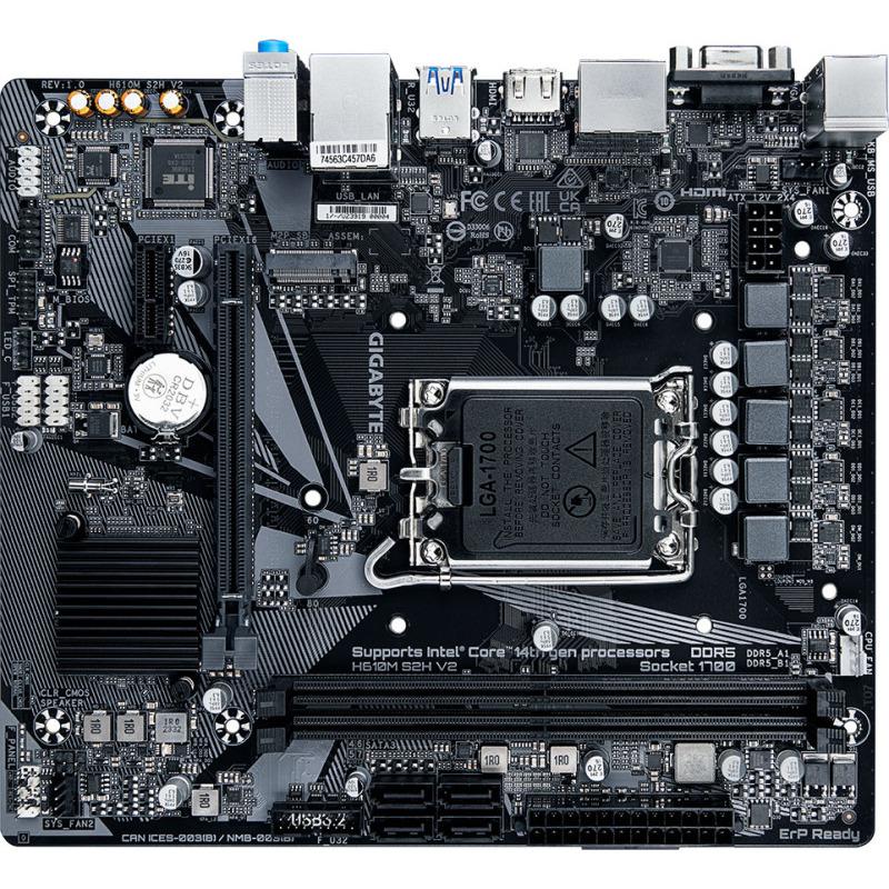 Placă de bază GIGABYTE H610M S2H V2 DDR5 mATX LGA1700 - imagine 4