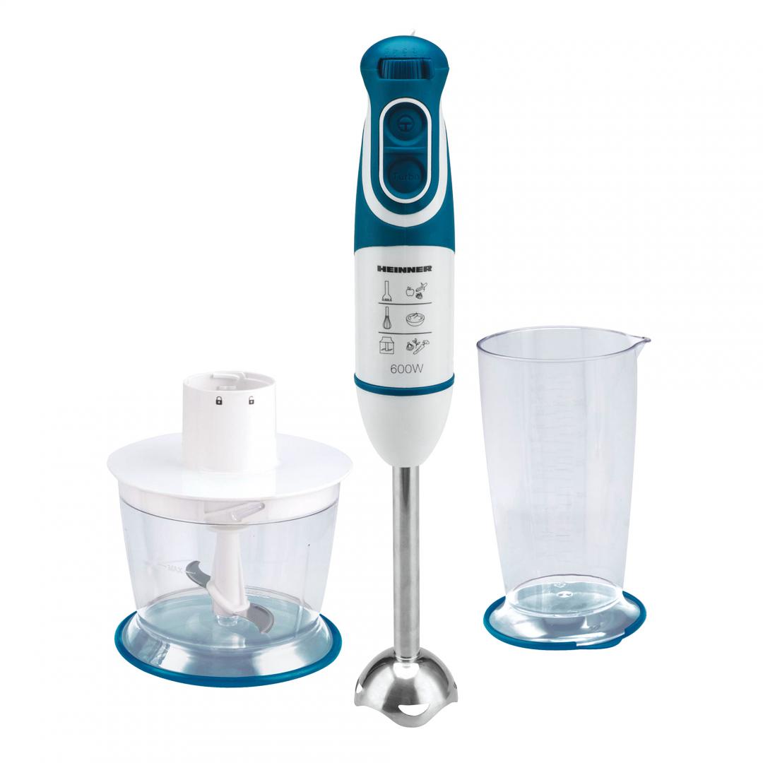 Blender de Mână Heinner Charm 600W - Multifuncțional Albastru