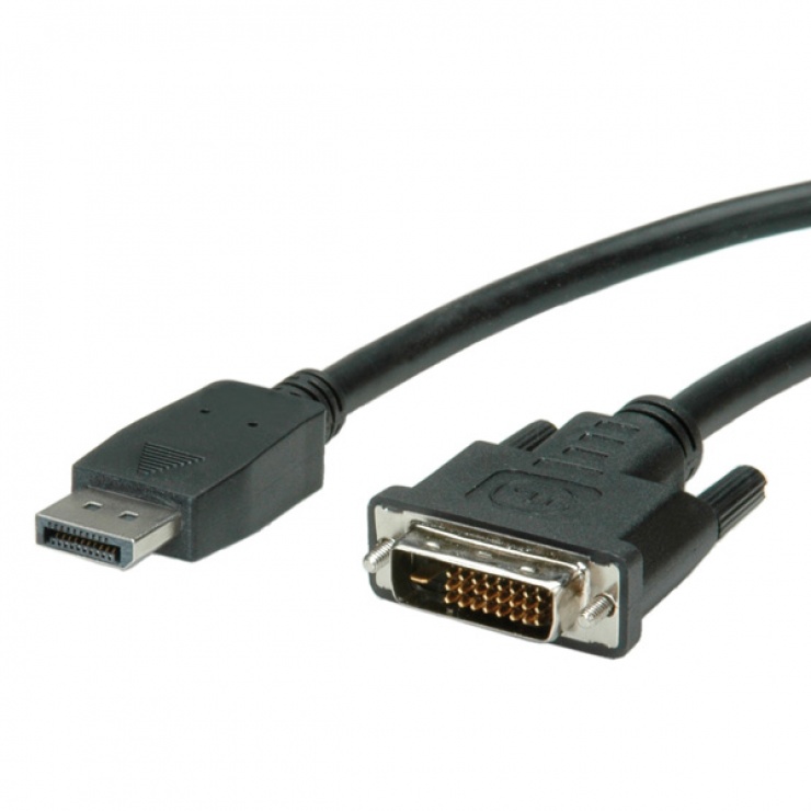 Cablu DisplayPort la DVI-D 5m, Value