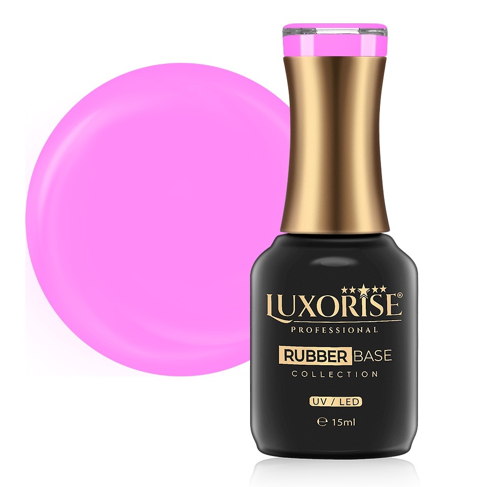 Rubber Base LUXORISE Berry Bloom 15ml - Nivelare și Fortificare - imagine 2