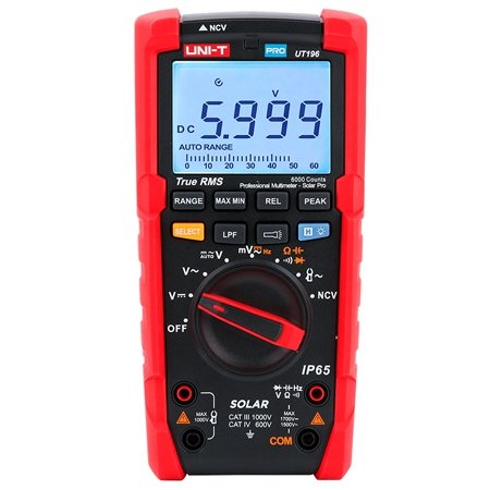 Multimetru Digital UT196 UNI-T, măsurare 1700 V DC