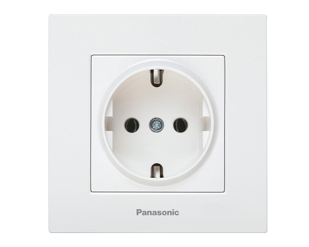 Priza SCHUKO Panasonic Karre Plus, Alb, IP20 - 16A