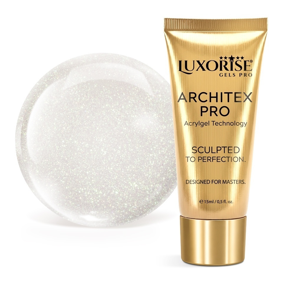Polygel LUXORISE ARCHITEX PRO - Intense Elegance Collection, Golden Mirage, 15ml