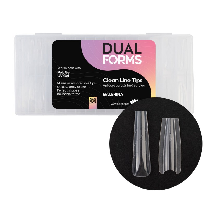Tips Clean Line Balerina 240 buc. Nailshop