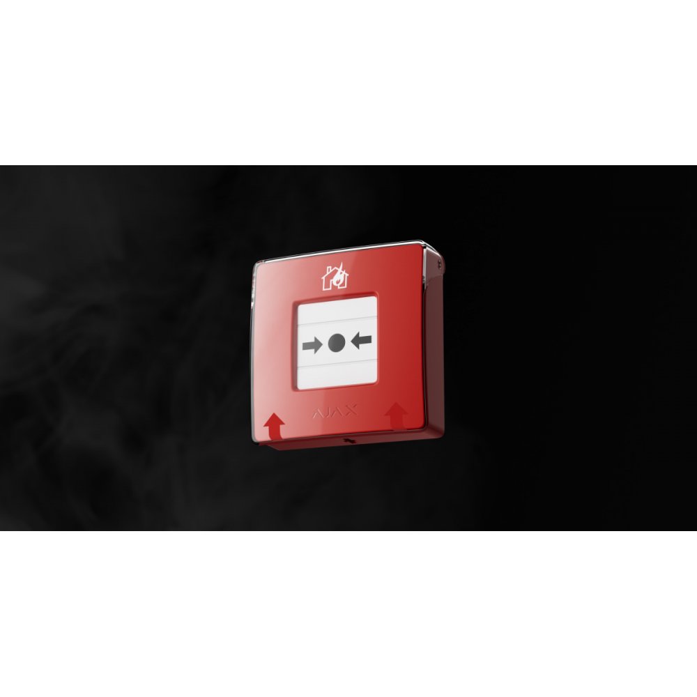 Ajax Manual Call Point Roșu | Buton Panică Wireless