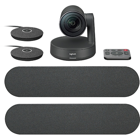 Kit Videoconferinta LOGITECH Rally 4K USB Negru - Premium