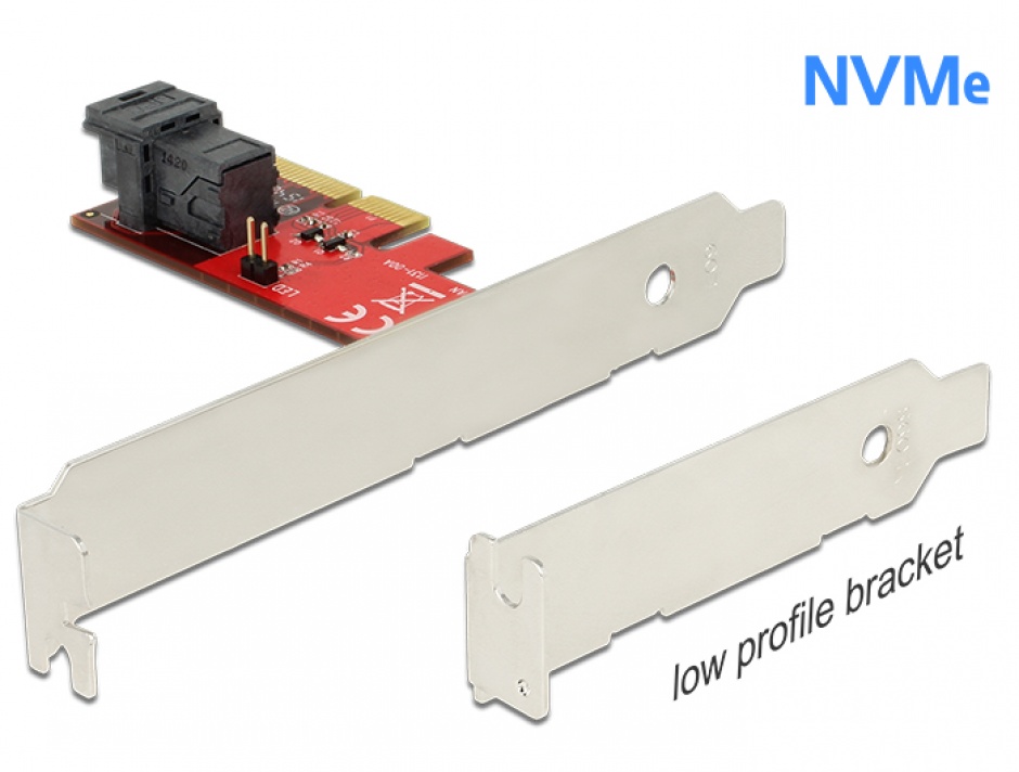 Placă PCI Express NVMe Delock 89535, 1x SFF-8643