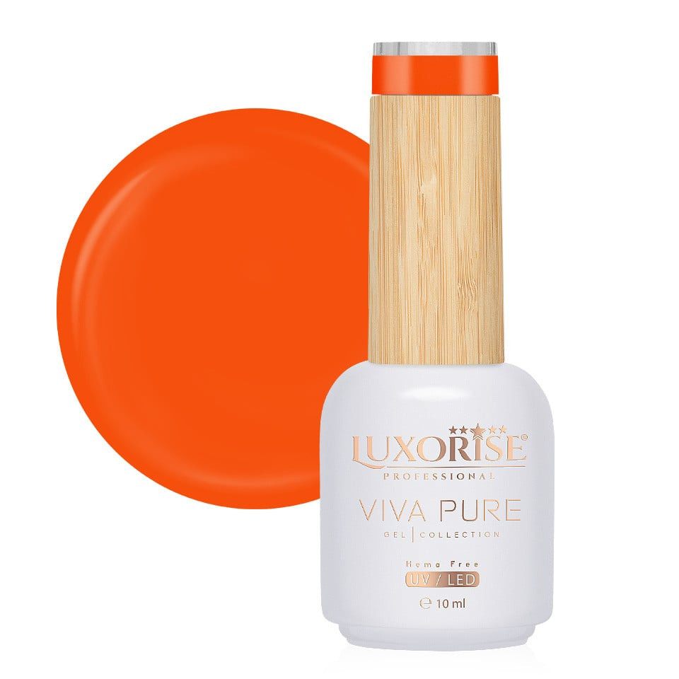 Oja Semipermanenta Hema Free Luxorise Fiery Orange 10ml