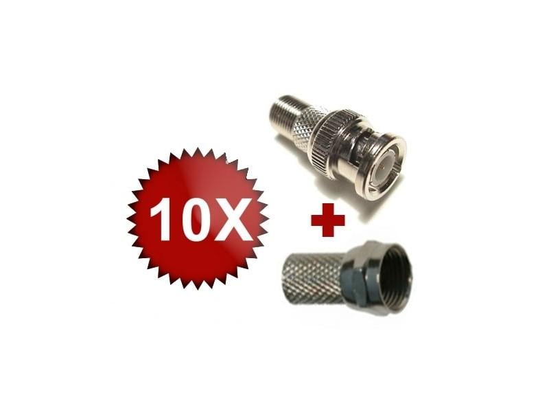 Set 20 Mufe BNC OEM | Conectare Rapidă Sigură