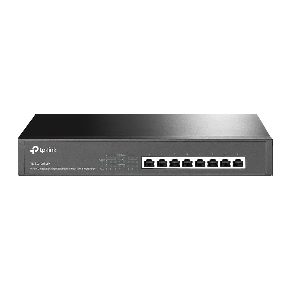Switch TP-LINK TL-SG1008MP 8 Porturi PoE+ Gigabit 126W - imagine 5