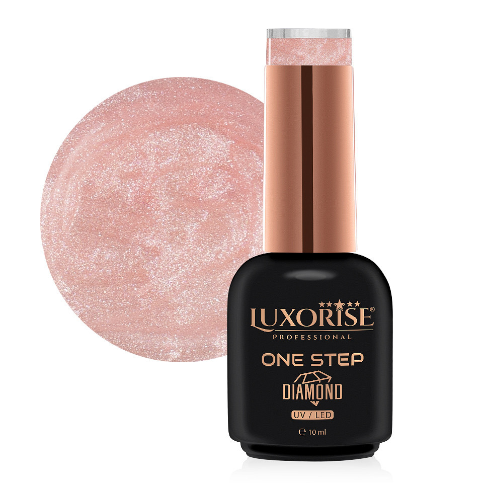 Oja Semipermanenta One Step Diamond LUXORISE Rose Quartz 10ml