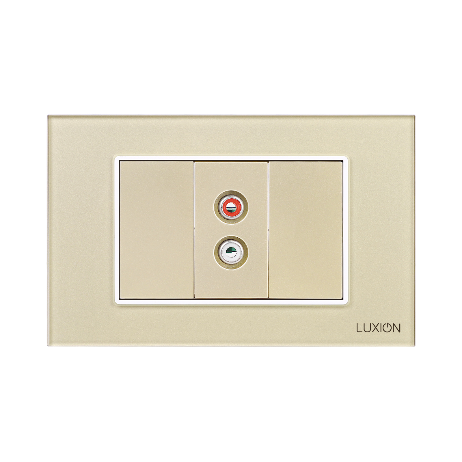 Priza Audio 1M + 2 Taste False LUXION cu Rama din Sticla 3M - imagine 10